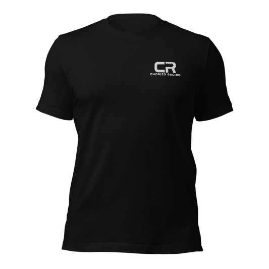 Chorizo Racing – Signature Embroidered Logo Tee (Black)