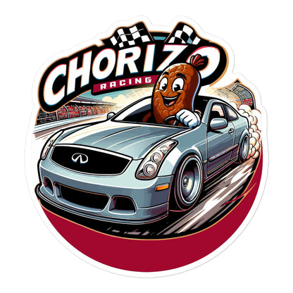 Chorizo Racing Bubble-Free Sticker – 5.5″ x 5.5″