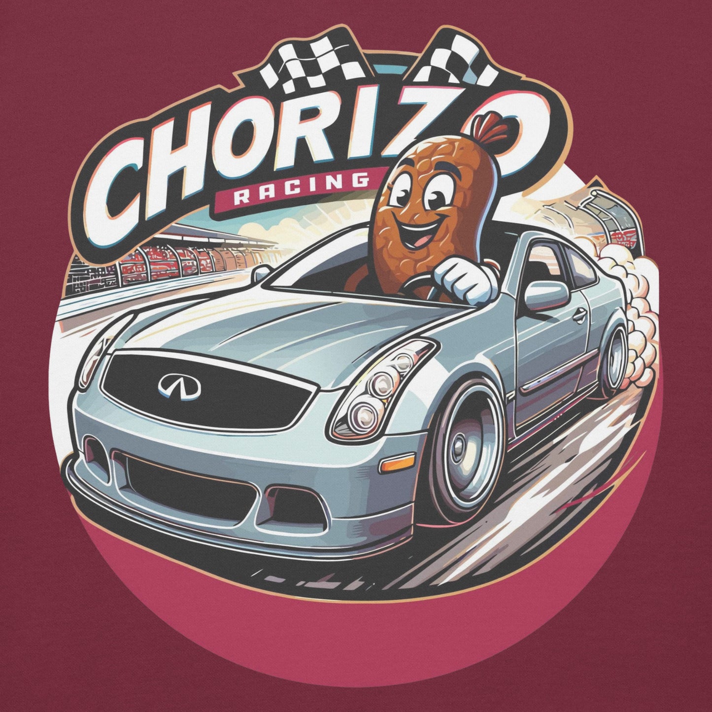 Chorizo Racing - Unisex Hoodie (WIne)