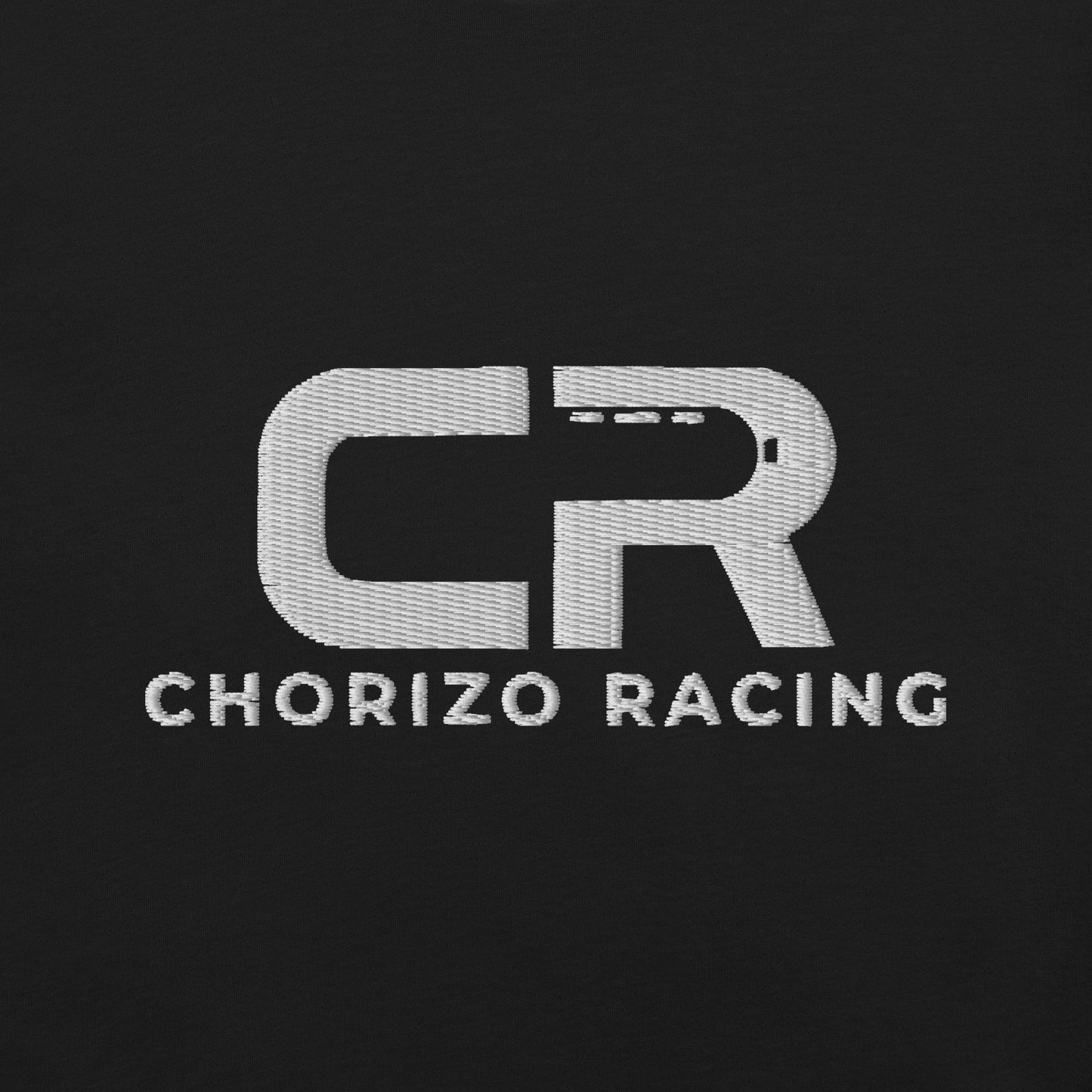 Chorizo Racing – Signature Embroidered Logo Tee (Black)