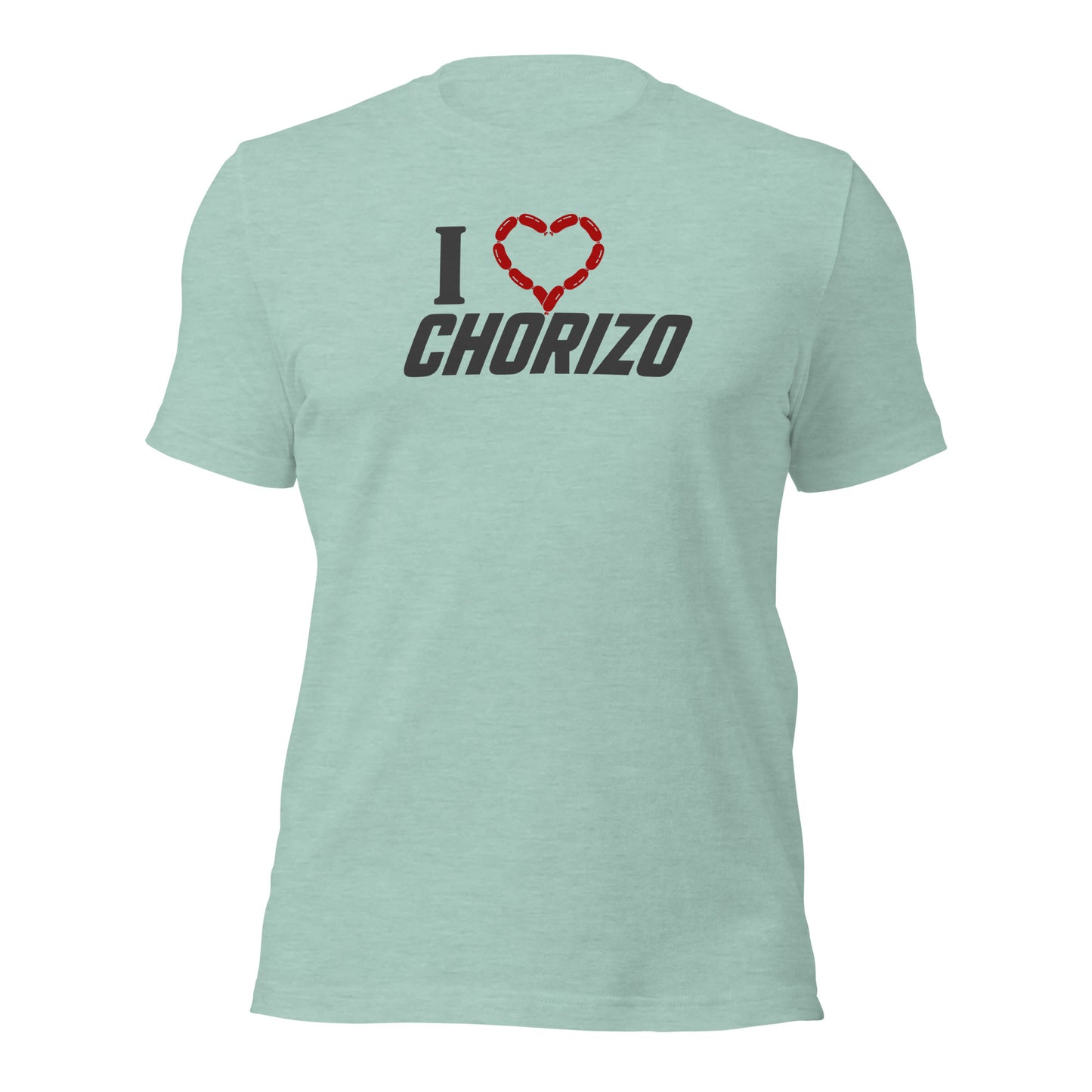 I ❤️ Chorizo – Funny Racing T-Shirt - Black Letters